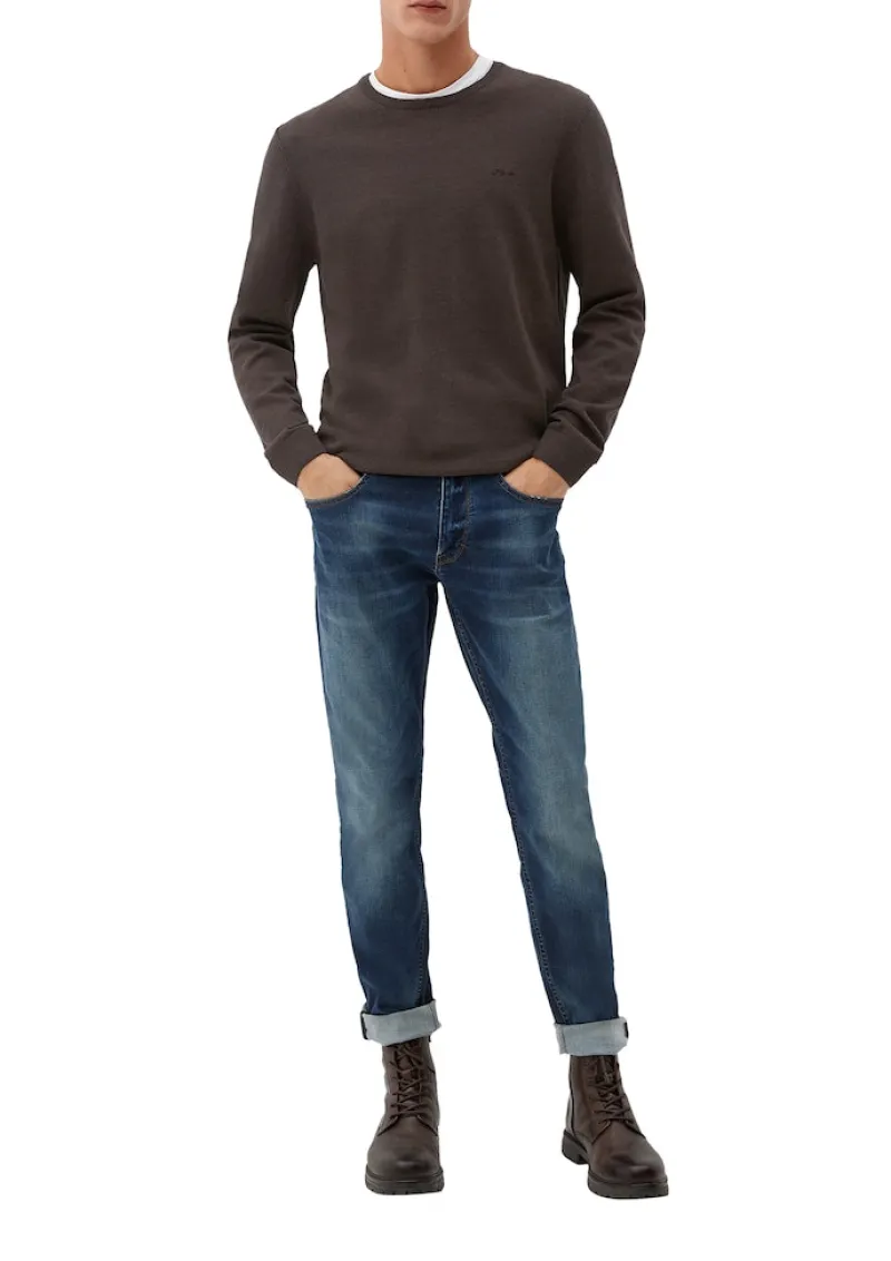 s.Oliver Pullover & Sweatshirts|Big Boys*Pullover aus Feinstrick braun2