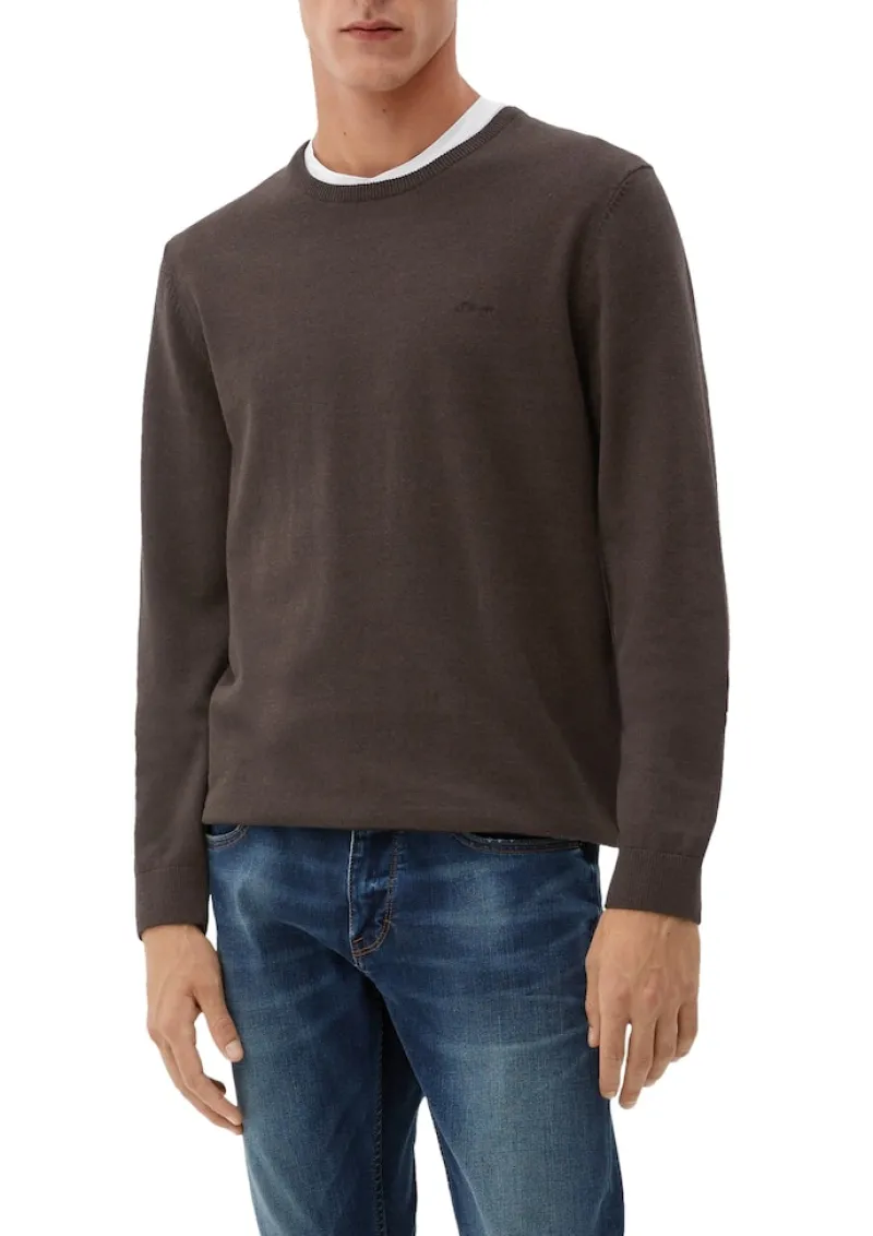 s.Oliver Pullover & Sweatshirts|Big Boys*Pullover aus Feinstrick braun2