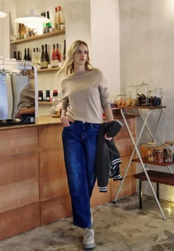 STREET ONE STUDIO Pullover & Sweatshirts*Pullover im Feinstrick buffed beige mel.