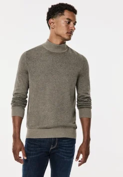 Street One Men Pullover & Sweatshirts|Big Boys*Pullover in Two Tone Optik timber brown melange