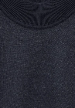 Street One Men Pullover & Sweatshirts|Big Boys*Pullover in Two Tone Optik nightfall blue