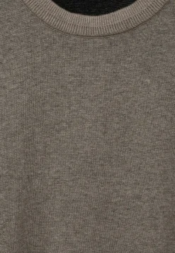 Street One Men Pullover & Sweatshirts|Big Boys*Pullover in Two Tone Optik timber brown melange