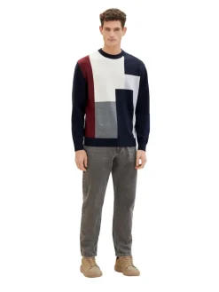 Tom Tailor Pullover & Sweatshirts|Big Boys*Pullover mit Colour Blocking knitted multi color block