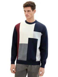 Tom Tailor Pullover & Sweatshirts|Big Boys*Pullover mit Colour Blocking knitted multi color block