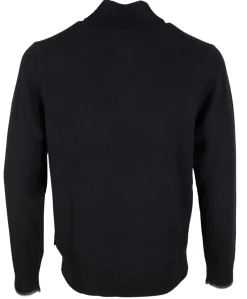 Calvin Klein Pullover & Sweatshirts*Pullover mit Knopfleiste Schwarz