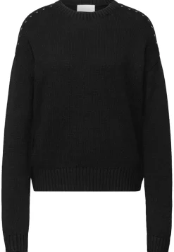 STREET ONE STUDIO Pullover & Sweatshirts*Pullover mit Nieten Black