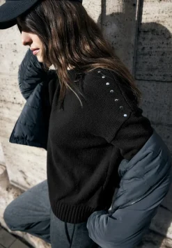 STREET ONE STUDIO Pullover & Sweatshirts*Pullover mit Nieten Black