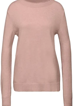 Street One Pullover & Sweatshirts*Pullover mit Rollkante faded rose mel.