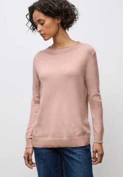 Street One Pullover & Sweatshirts*Pullover mit Rollkante faded rose mel.