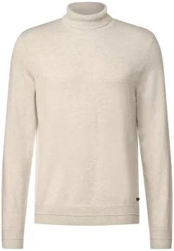 Street One Men Pullover & Sweatshirts*Pullover mit Rollkragen wool white