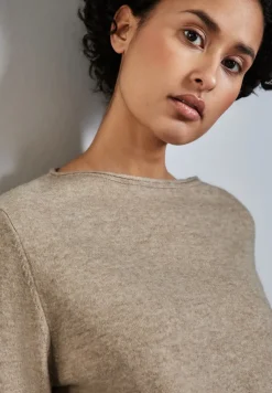 Street One Pullover & Sweatshirts*Pullover mit Schlitz-Detail honey sand mel.