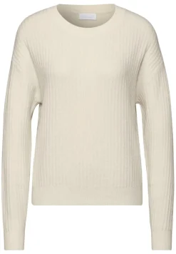 STREET ONE STUDIO Pullover & Sweatshirts*Pullover mit Struktur soft beige