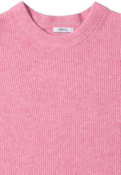 Cecil Pullover & Sweatshirts*Pullover mit Strukturdetails dark blossom melange