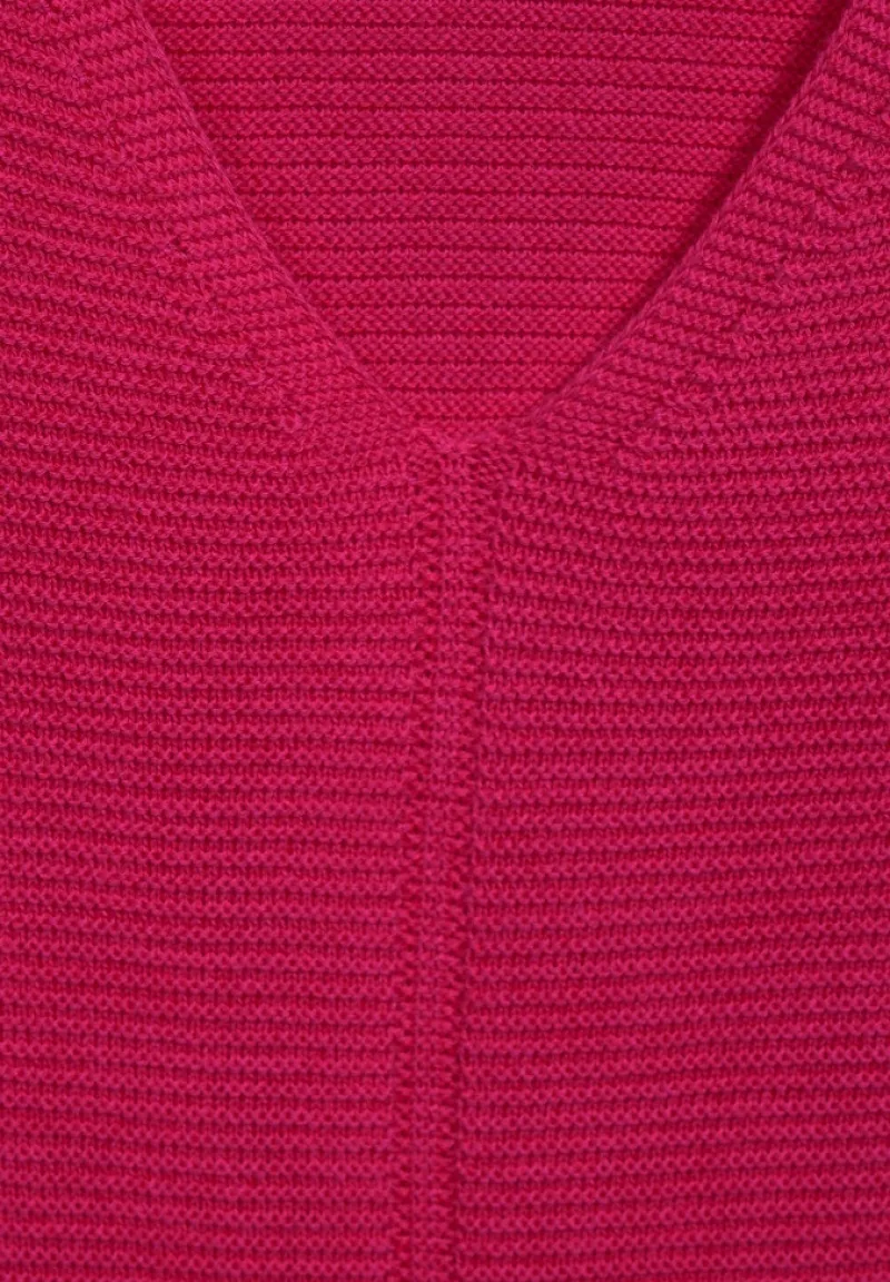 Cecil Pullover & Sweatshirts*Pullover mit V-Ausschnitt pink sorbet
