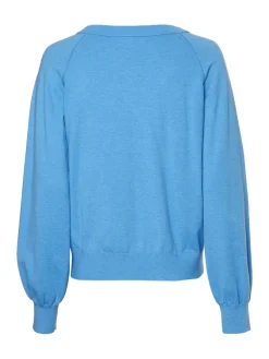 Tommy Hilfiger Pullover & Sweatshirts*Pullover mit V-Ausschnitt hydrangea blue