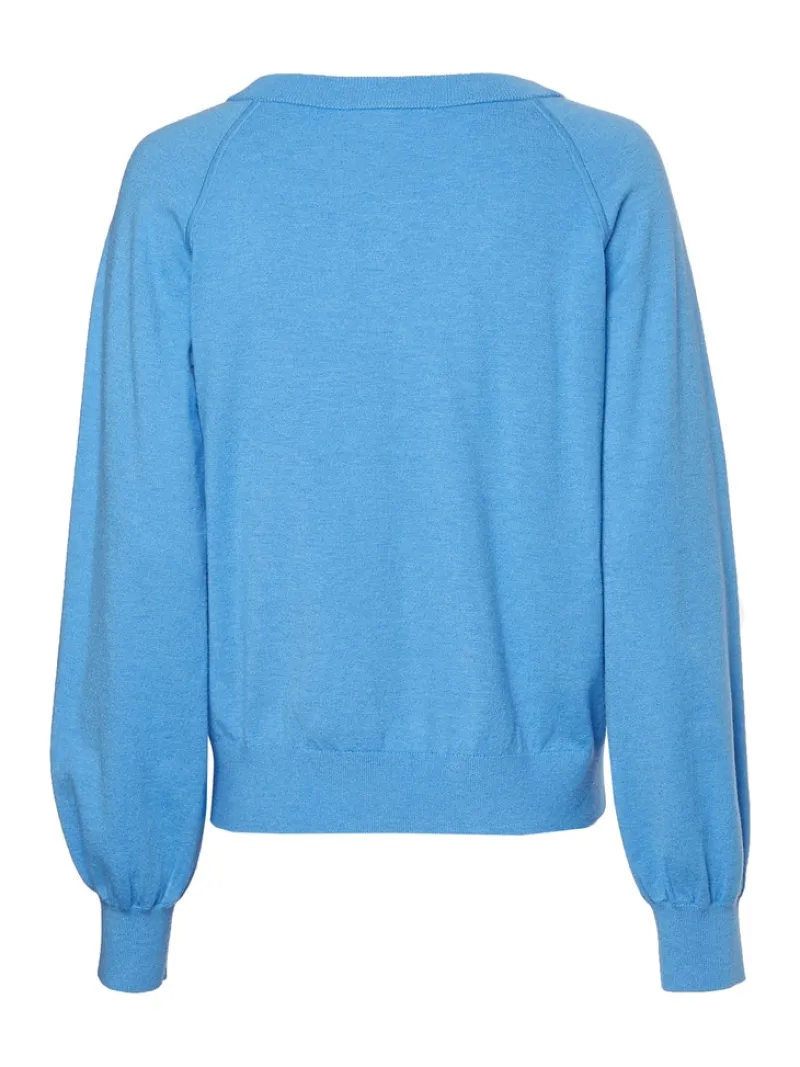 Tommy Hilfiger Pullover & Sweatshirts*Pullover mit V-Ausschnitt hydrangea blue