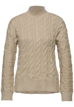 Street One Pullover & Sweatshirts*Pullover mit Zopfmuster sanded beige