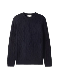 Tom Tailor Pullover & Sweatshirts|Big Boys*Pullover mit Zopfmuster sky captain blue