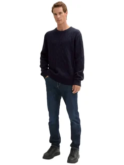 Tom Tailor Pullover & Sweatshirts|Big Boys*Pullover mit Zopfmuster sky captain blue