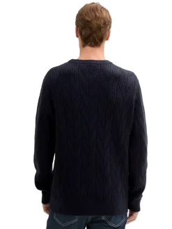 Tom Tailor Pullover & Sweatshirts|Big Boys*Pullover mit Zopfmuster sky captain blue