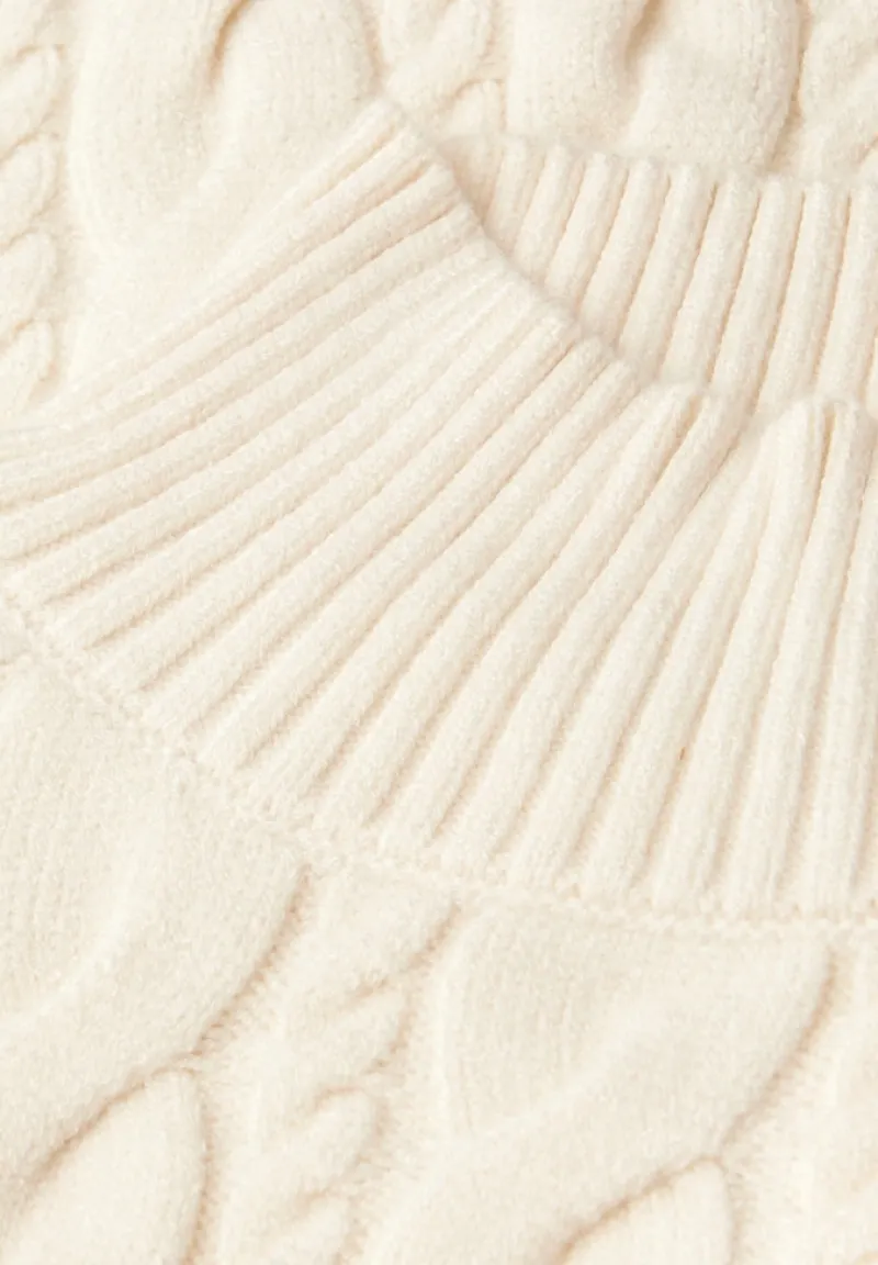 Street One Pullover & Sweatshirts*Pullover mit Zopfmuster soft beige