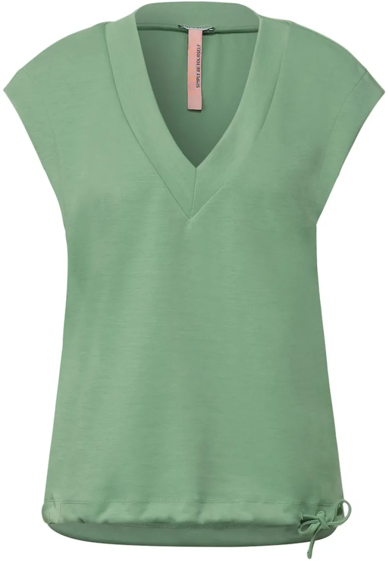 Street One Pullover & Sweatshirts*Pullunder im Seidenlook washed olive