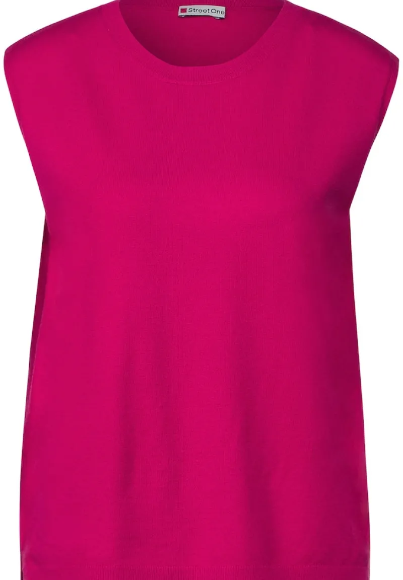 Street One Pullover & Sweatshirts*Pullunder in Unifarbe nu pink