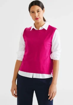 Street One Pullover & Sweatshirts*Pullunder in Unifarbe nu pink