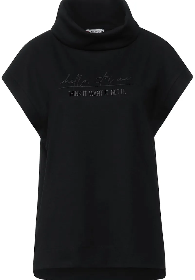 Street One Pullover & Sweatshirts*Pullunder mit Rollkragen Black