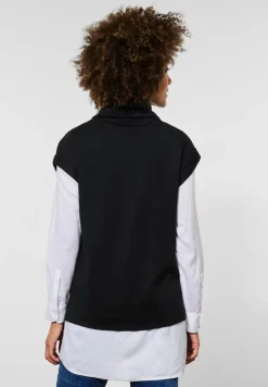 Street One Pullover & Sweatshirts*Pullunder mit Rollkragen Black