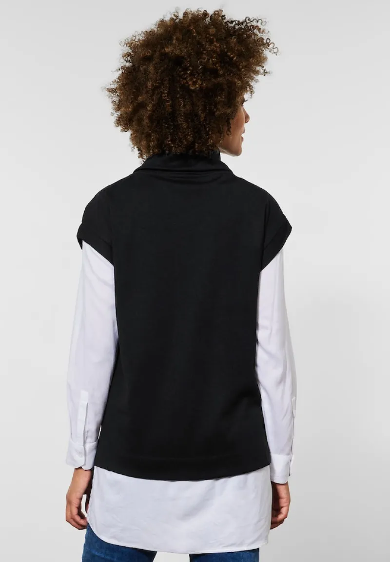 Street One Pullover & Sweatshirts*Pullunder mit Rollkragen Black