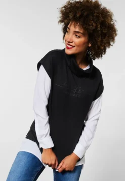 Street One Pullover & Sweatshirts*Pullunder mit Rollkragen Black