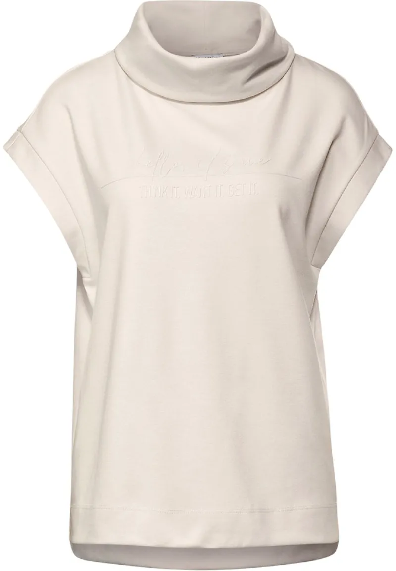 Street One Pullover & Sweatshirts*Pullunder mit Rollkragen dream white