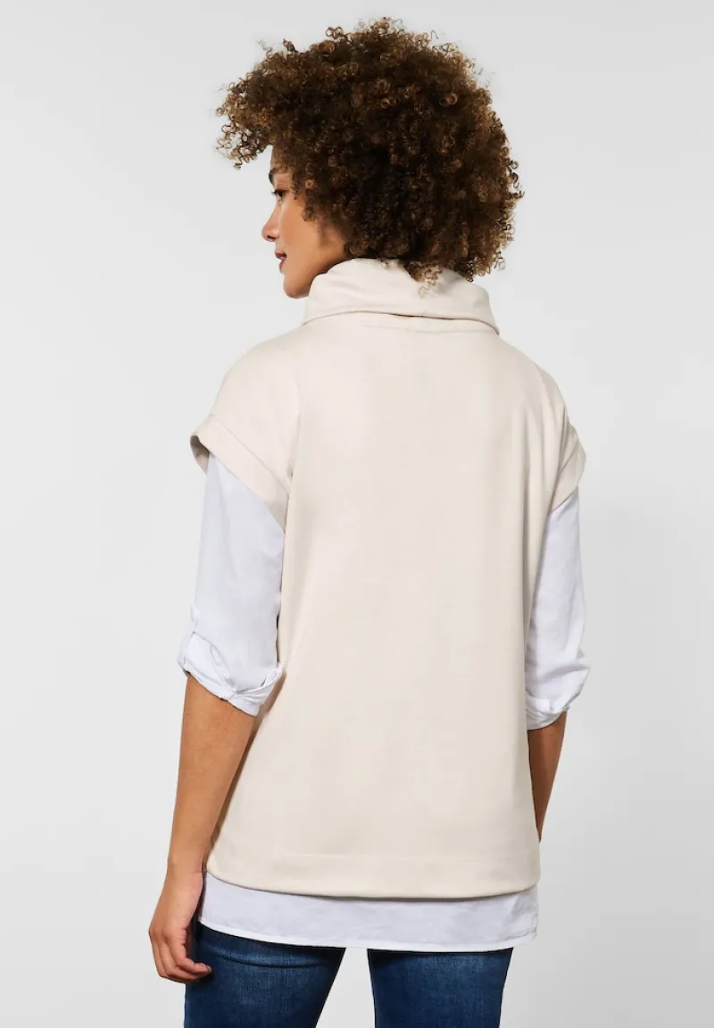 Street One Pullover & Sweatshirts*Pullunder mit Rollkragen dream white