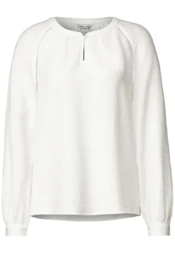 Street One Blusen*Raglan Bluse off white