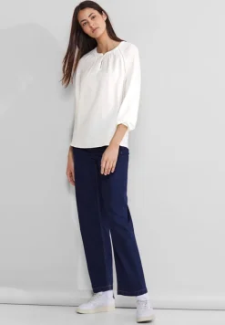 Street One Blusen*Raglan Bluse off white