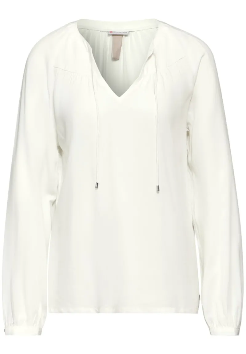 Street One Blusen*Raglan-Bluse off white