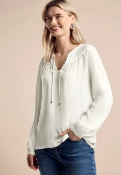 Street One Blusen*Raglan-Bluse off white