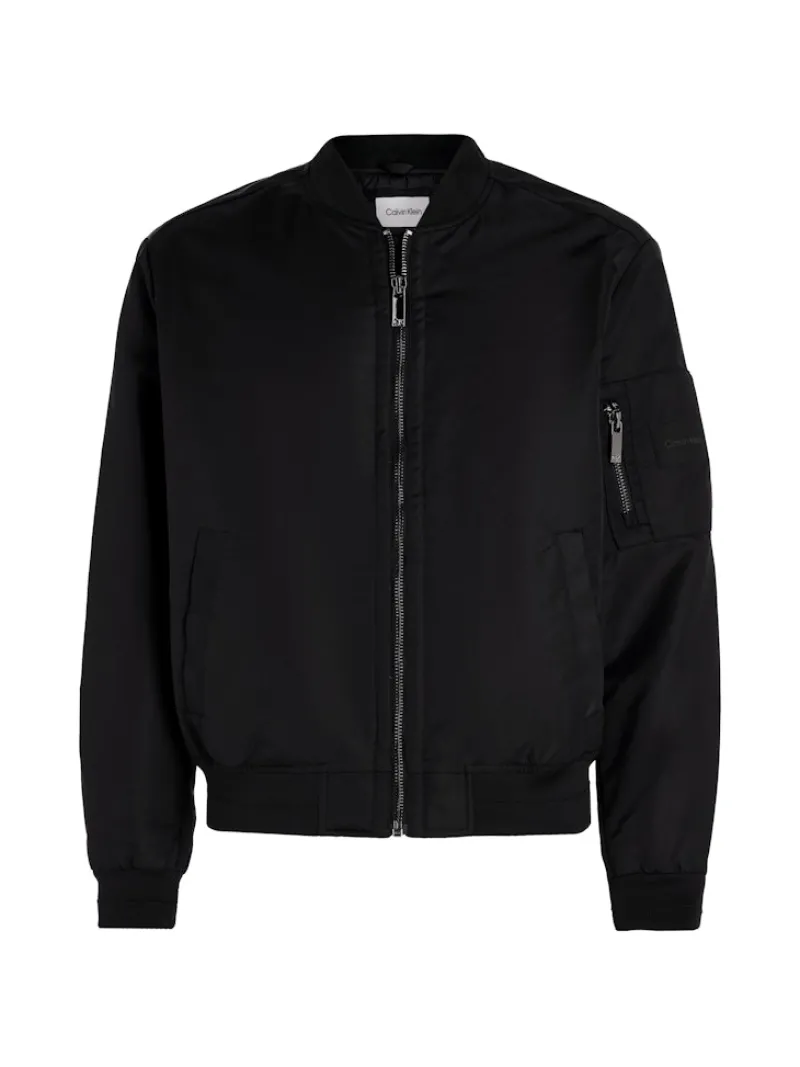 Calvin Klein Jacken|Big Boys*RECYCLED SATEEN HERO BOMBER ck black