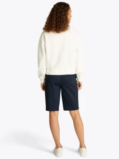 Tommy Hilfiger Pullover & Sweatshirts*REG CONTRAST FLAG SWEATSHIRT ecru