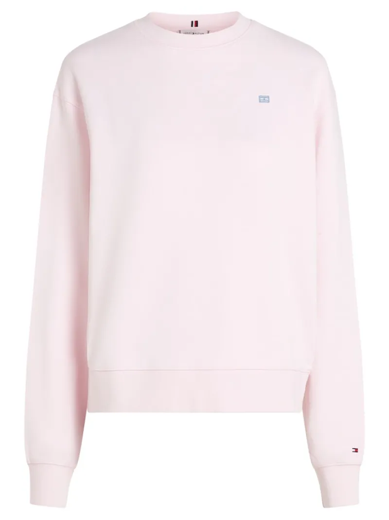 Tommy Hilfiger Pullover & Sweatshirts*REG CONTRAST FLAG SWEATSHIRT light pink