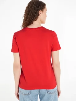 Tommy Hilfiger Shirts*REG CORP LOGO C-NK SS fireworks