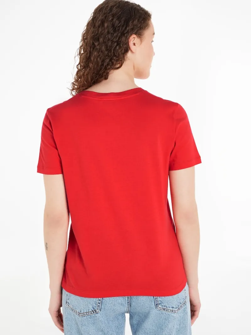 Tommy Hilfiger Shirts*REG CORP LOGO C-NK SS fireworks