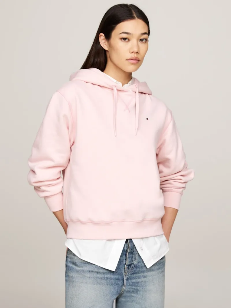 Tommy Hilfiger Pullover & Sweatshirts*REG FLAG ON CHEST HOODIE delicate pink