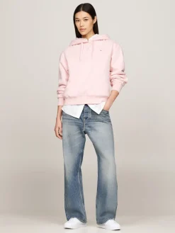 Tommy Hilfiger Pullover & Sweatshirts*REG FLAG ON CHEST HOODIE delicate pink