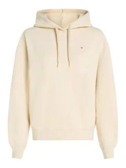 Tommy Hilfiger Pullover & Sweatshirts*REG FLAG ON CHEST HOODIE country ivory