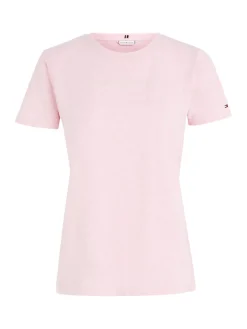 Tommy Hilfiger Shirts*REG FROSTED CORP LOGO C-NK SS classic pink heather
