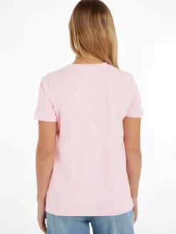 Tommy Hilfiger Shirts*REG FROSTED CORP LOGO C-NK SS classic pink heather