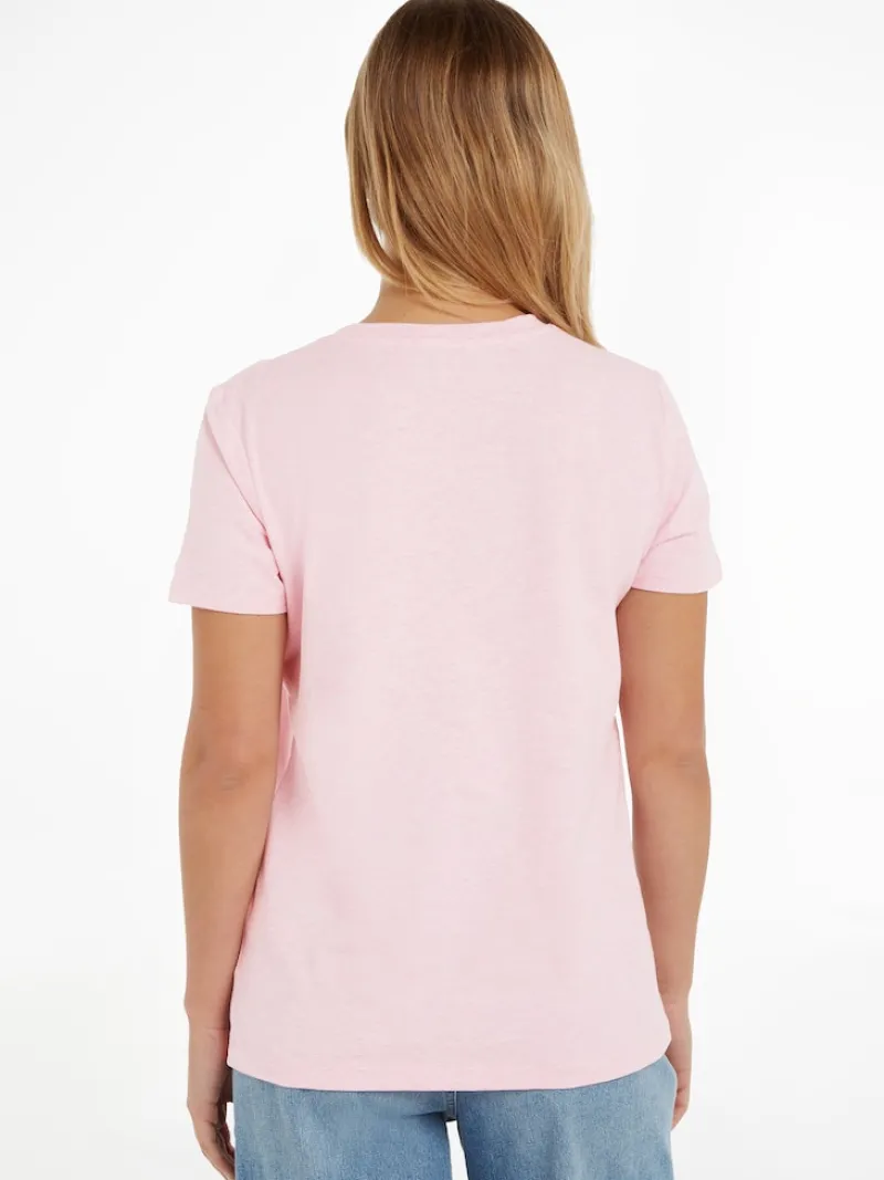 Tommy Hilfiger Shirts*REG FROSTED CORP LOGO C-NK SS classic pink heather