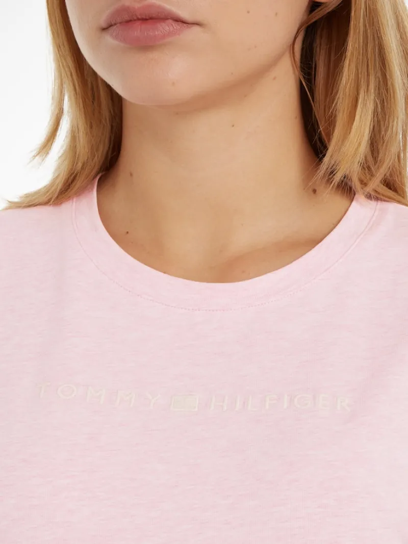 Tommy Hilfiger Shirts*REG FROSTED CORP LOGO C-NK SS classic pink heather